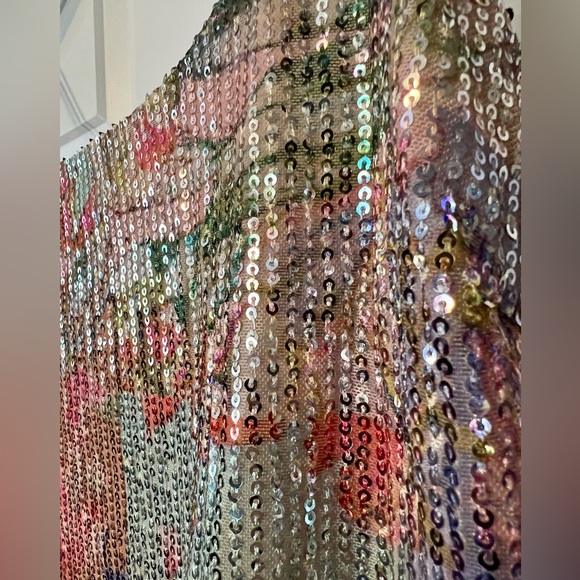 Women’s Fashion Nova Sequin Crop Tank Top NEW! - Picture 4 of 7